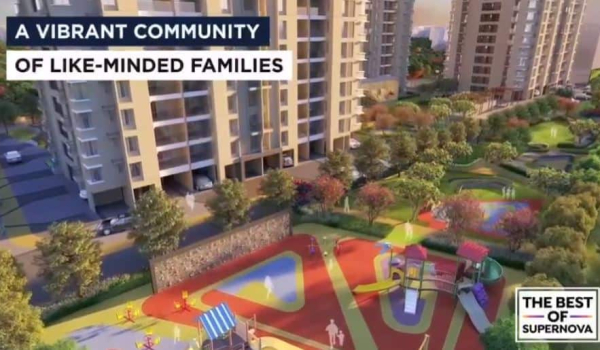 VJ Yashwin Supernova Wakad l New Launch 2 & 3 BHK Tower Supernova Clidren Play Area